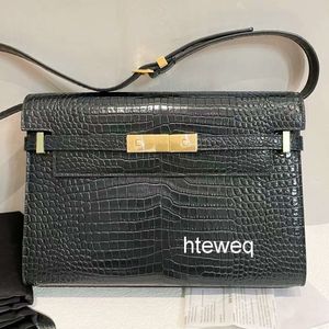 Wysokiej jakości damskie mini torba Manhattan Luxurys Tote Clutch Travel Crossbody torebki klasyczne męskie designerskie torebki skórzanie z paskami na ramię