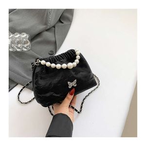 New Designer Women Bag Light luxury Pearl Chain Crossbody Bag Shoulder bag Fashion Stylish Versatile Classic design Natural style Minimalist style Free shipping