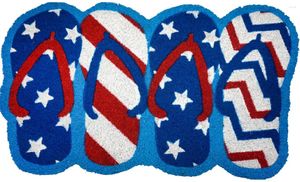 Carpets Independence Day Slippers Entrance Welcome Mat Slip Rubber Back Kitchen Funny Carpet Front Door Special