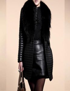 Women Autumn Winter Faux Fur Soft Leather Jackets Coats Warm Long Sleeve Loose Coat Outerwear Lady Long Overcoat Fashion1105113