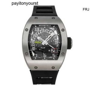 RM RICHAMILLS Titta på Milles Swiss Mechanical Wristwatch RM029 Big Date Automatic 48mm Titanium Alloy Mens Ti RJ