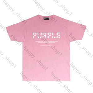 Purple Designer Mens T Shirt Women Purple Brand Shirt moda modna letnia plaża fioletowa koszula krótkie rękawy High Street Purple Thirt 31B