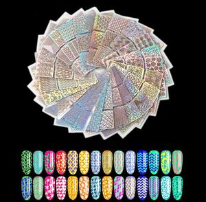 Nail Art Kits 61218 Sheet Irregular Hollow Out Sticker DIY Tip Transfer Stickers Accessories French Tips Stamping Manicure Tools7596294