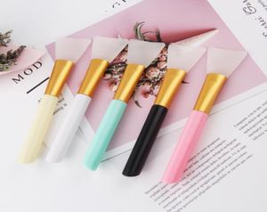 Silicone Makeup Brushes Professional Faces Cream Mud Mixing Tools Long Handle Skin Care Beauty Face Mask Brush2647352