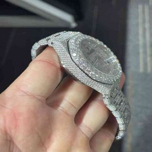 2022 Accept Customization Men Luxury Watch Iced Out VVS Watch Bling Diamond Watch6MF1 245I
