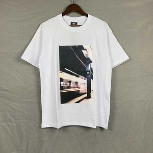 Camisetas masculinas de verão kith fw guloseres de caixa de t-shirt masculino masculade de rua limitada de cerejeira kith camiseta grande tampa t240531