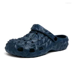 Slippers Men Summer Sandals Plus Size Comfort Casual Sport Shoes Water Garden Mesh Fish Platform Roman