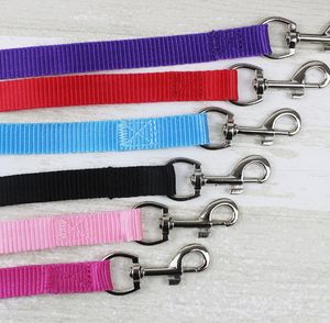 Width 15cm Long 120cm Nylon Dog Leashes Pet Puppy Training Straps BlackBlue Dogs Lead Rope Belt Leash ZA39632536706