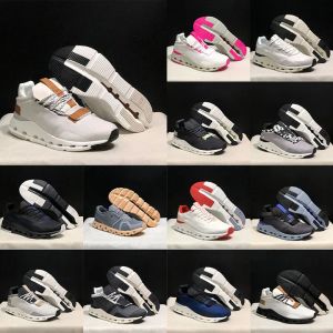 Män kvinnor moln löpskor moln nova monster designer sneakers cloudnova cloudmonster trippel svart vit rosa blå gröna män kvinnor utomhus sporttränare