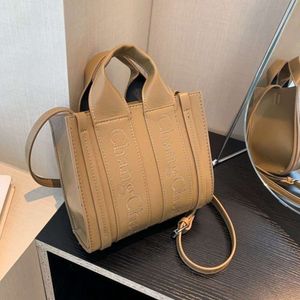 70.Instagram Style Letter Handheld Crossbody for Women 2024 New Fashion Handbag Large Capacity Commuting One Shoulder Tote Bag