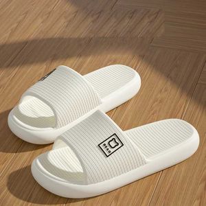 Slippers Summer Cute Design Ladies Home Shoes Cosy Non-slip Slides Lithe Soft Sandals For Men Womens Couple Indoor Flip Flops H240605 O0TH