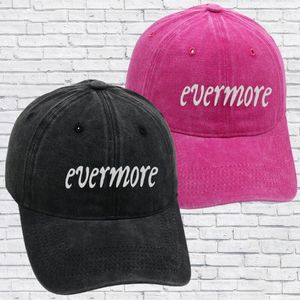 Caps Ball Caps Evermore baseball czapka haftowa retro w stylu tata hat bawełny unisex koncert koncertowe regulowane