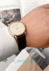 Alengey watch luxury designer 216 032 manual mechanical 18k rose gold mens watch DLTU