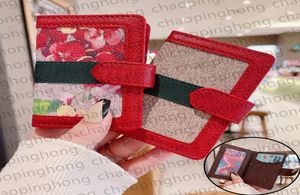 Дизайнерский держатель карточки для женщин для женщин кожаные кошельки роскошные цветочные писем
