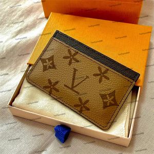 high quality Luxurys Designer Wallets Card holder mini Purse Pocket Holders single handbag Men Women's Purses Key Genuine Leather fashion M60703 card cover Wallet
