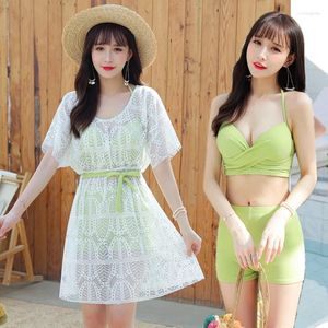 Женские купальники 2024 Корейские летние сексуальные бикини наборы отжиму