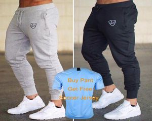 Męskie spodnie jogger nowe spodnie sportowe sznurka moda 4 kolory gym joggers chłopcy spodnie spodnie dresowe bawełny jogging spodni 2602681
