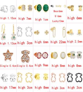 fahmi 2022 new style 925 sterling silver bear fashion classic exquisite ladies earrings pierced jewelry factory direct s9205173