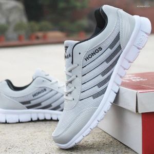 Casual Shoes Men's Non-Slip Sneakers Breattable Vulcanized Wear-resistent Lace-Up Tennis Korean 2024