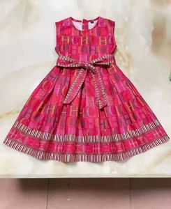 New childrens Summer Vest One-piece-dress baby KIDS Girls classic clothing Formal Gowns Childrens School Dress Girl's Dresses