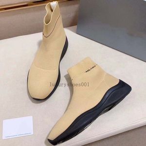 Men America Cup Sock Sockers Boot عالية الجودة براءة اختراع للمدربين مسطحين مسطحين أسود شبكية من الدانتيل غير الرسمي أحذية عداءة في الهواء الطلق مدربون كأس 5.10 03