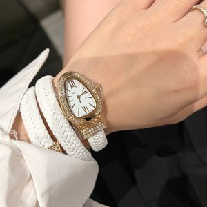 Designer Designer Diamond Dial Dial Classic Serpentine Snake Watch Collection Watch Worth Watch Orologi di lusso Movimento del quarzo Watch No Box