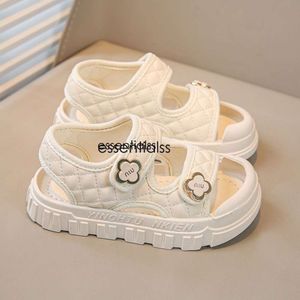 2-5-9-летняя девочка маленькие ароматные сандалии 8 Сандалии в стиле принцессы, средняя и большая детская корейская версия универсальная пляжная обувь детская обувь