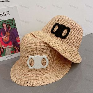 Górna czapka kubełka kobiety szeroko rondo tęczowa patchworka kolorowy trawę splecione czapki wakacje plażowe czapkę mężczyzn lato lato