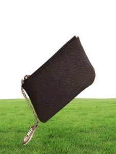 Mode nyckelpåse myntpåse nyckelring hela läder plånbok för kvinnor kort plånbok korthållare kvinnor handväska klassisk blixtlåsficka 627033077