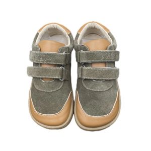 TIPSIETES 2024 Sapatos esportivos respiráveis ​​de couro de primavera/verão adequados para meninas e meninos Childrens Barefoot Sports Shoes 240516