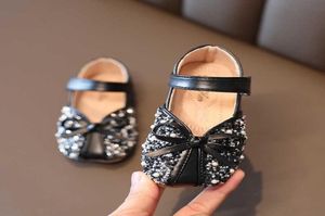 Märke sandaler kvalitet varumärke ny mode barn prinsessor dansskor barn liten flicka ballerina lägenheter casual singel småbarn5550769