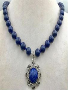 Collier Penden en lapis lazuli egiptien naturel 10 mm 18'254G2218322