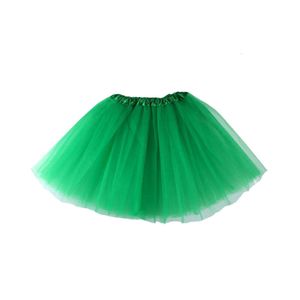 Tiuls Kids Fits Mesh St Patricks Day Krótka letnia sukienka Vintage Green Party Spódnica Women Tutu Costume L2405