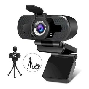 Webcams HD 1080P Webcam Mini PC WebCamera With Microphone USB Plug For Live BroadcastVideoCallingConference Work Tripod Computer Camera
