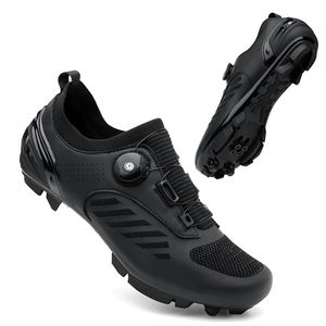 Cykel sneakers stickade MTB-skor Män kvinnor Mountain Road Cykelskor Cykel Non-Slip Cleats Clip Trainers Motocross Racing Shoes 47 240605