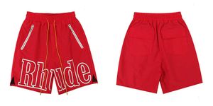 American 2022 Mode Rhude Alphabet gedrucktes Hip-Hop-Herren und Frauen Draw String Casual Sports Shorts