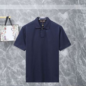 Italian Loro * P Noyoupiya 2024 Summer Men's LP Business Short Sleeved POLO Shirt Casual T-Shirt 5D7d4a