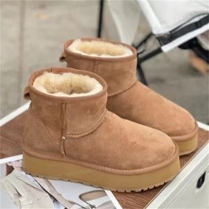 Projektantki śnieżne buty kobiety Ultra Mini Boots Braid Sheepskin Australia Winter Tazz Tazz Maxi Tasman Classic But Cowhide Designer Women Tasman Kapcieczki