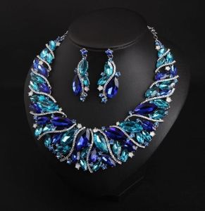 Fashion Bridal Jewelry Sets Wedding Necklace Earring For Brides Party Prom Costume Accessories Decoration Women D1810100383710517677227