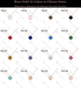 Pendant Necklaces Designer Necklaces for Women 14K Rose Gold Inlay Mother-of-Pearl / Agate / Chalcedony Gold-Plated Never Fading Non-Allergic, 49 Colors, Store/21417581