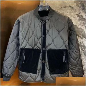 Мужские куртки простая модная хлопчатобумажная куртка высококачественная бейсбольная роскошная дизайнерская дизайнер