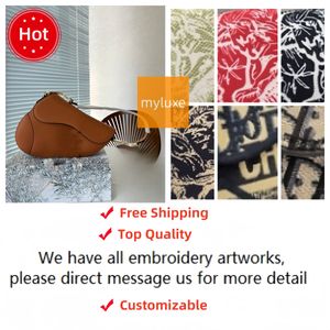 2024 Trendy Designer Saddle Bags Luxury Cross Body Purses for Women and Men Top Quality All Embroideries Available Perfect Gift Stylish Handbags