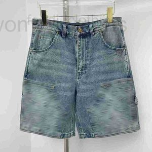 Men's Jeans designer Designer Denim Shorts New 2024 Summer Thin Waist Loose Small Figure Slimming 5/4 Hot Pants B5UG AE2O