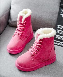 SALE SALE-SNOW 2019 New Mid-Calf Boots Ladies Cotton Winter Boots Women Warm Women Women Winter Women Boots Lace Up2229438