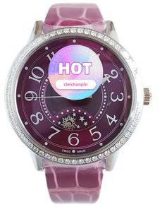 Joigorey watch luxury designer Rare Purple Plate New Dating Series 3448460 Original Diamond Set Automatic Mechanical Watch for Women