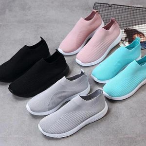 Casual Shoes 2024 Brand Women Vulcanized High Quality Sneakers Slip On Flats Loafers Plus Size 42 Walking Flat