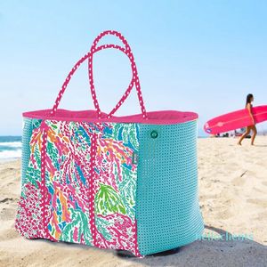 مصمم- DIY Neoprene Women Beach Bag Bag Fashion Trapeze Bags Luxury Handbags Women Party Bags Designer 245k
