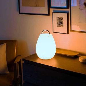 Lampy biurkowe innowacje Wodoodporne bateria zewnętrzna obsługiwana przenośna LED LED Latarn Landscape Lighting z kolorowymi zmianą S2460555