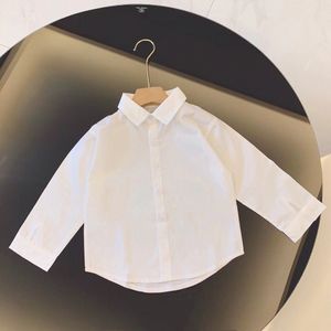Spring Autumn Baby Boys T-Shirts Turn-Down Collar Kids Long Sleeve T-shirt Cotton Children Shirt Boy Shirts