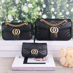 Bolsas de grife bolsa de bolsa bolsa bolsa de câmera feminina moda clássica corpora cruzada 2 luxos couro genuíno com número de série 2022 itens novos